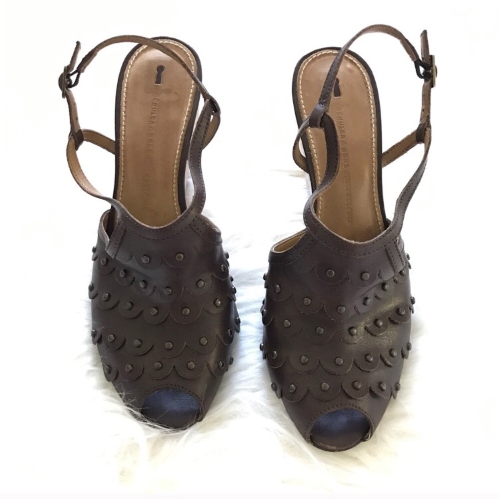 Schuler & Sons for Anthropologie Scalloped Wedges
